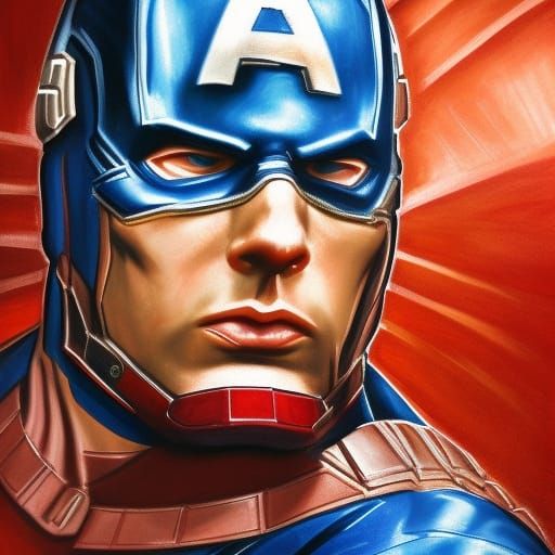 Captain America Ai Generated Artwork Nightcafe Creator 5394