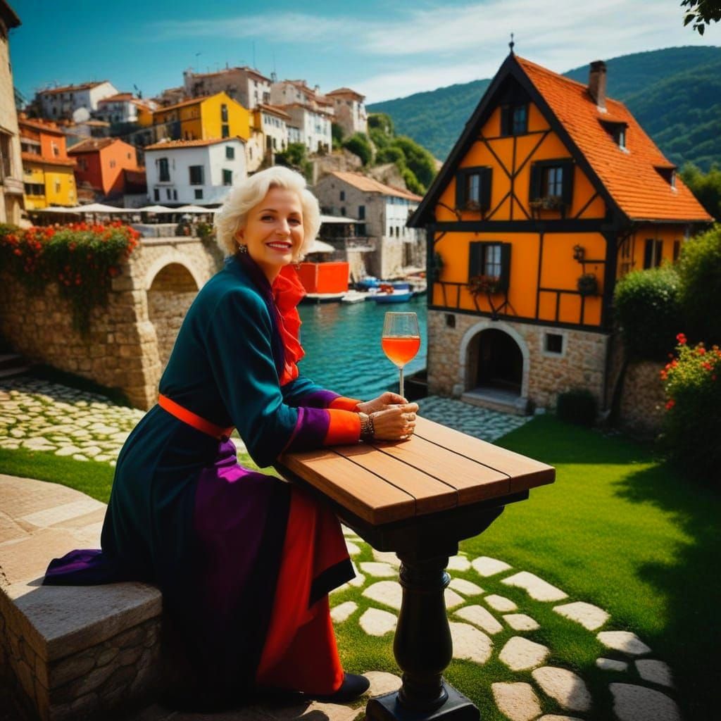 Hyperrealistic Portrait of a Confident Woman