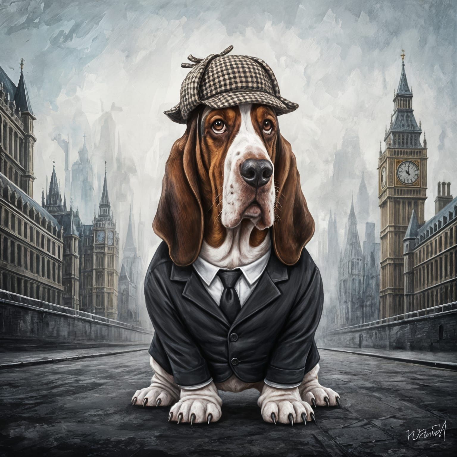 Sherlock B Hound  by @Xyloto