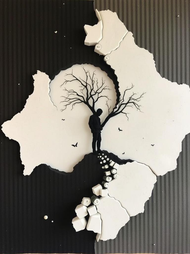 Surreal Abstract Art Inspired by Dada Movement