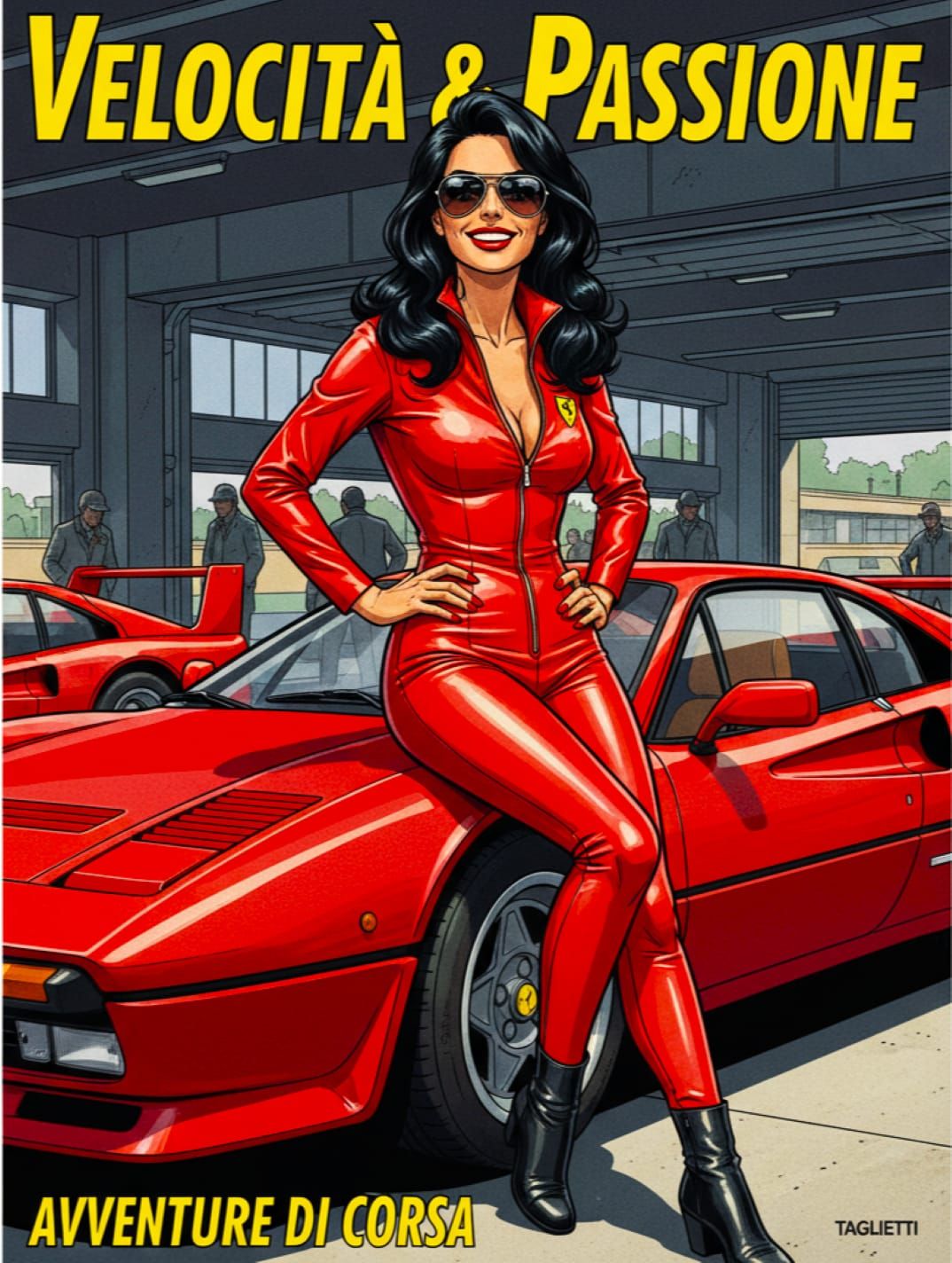 Speed & Passion: A Ferrari Fan Fumetto