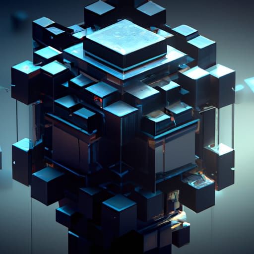 Tesseract hyper cube  by @CrudelydrawnFrog 