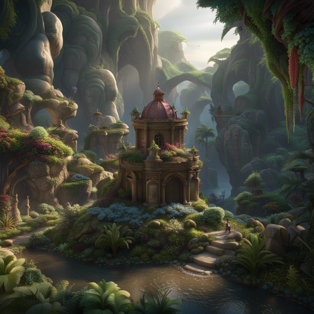 Garden of eden, in detail