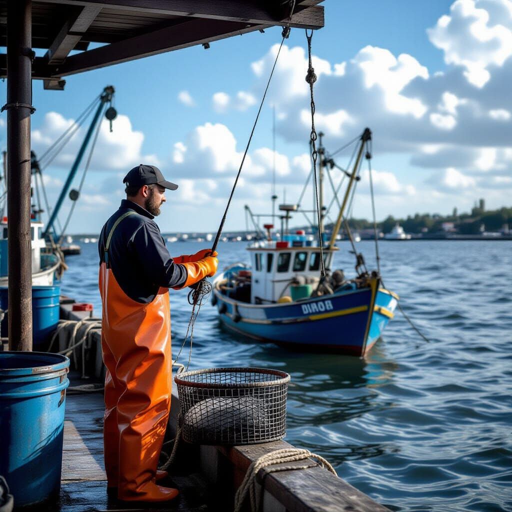 Fisherman Captures Whale From Bridge Over Black Sea