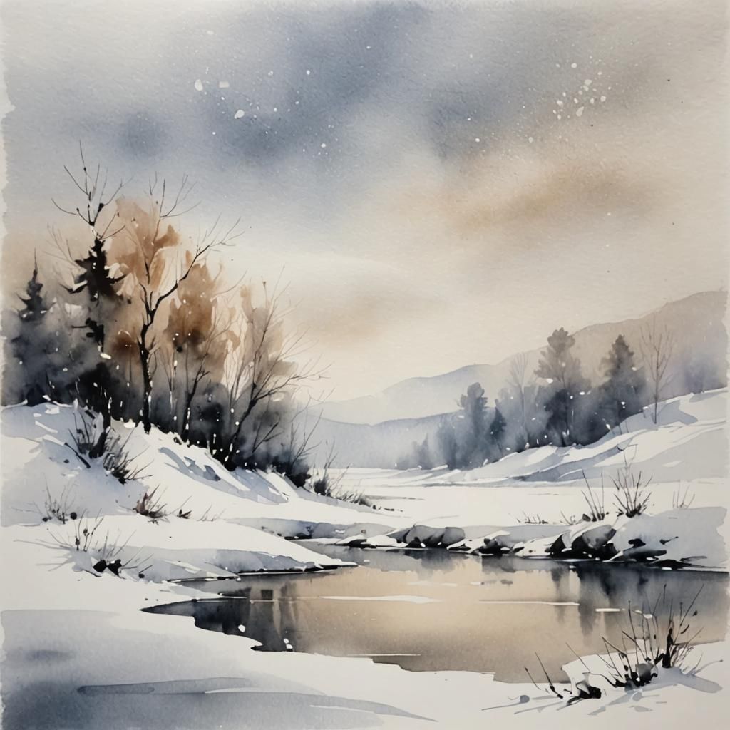 White landscape
