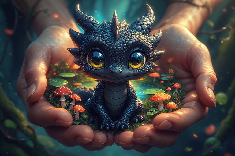 in the palm of my hands