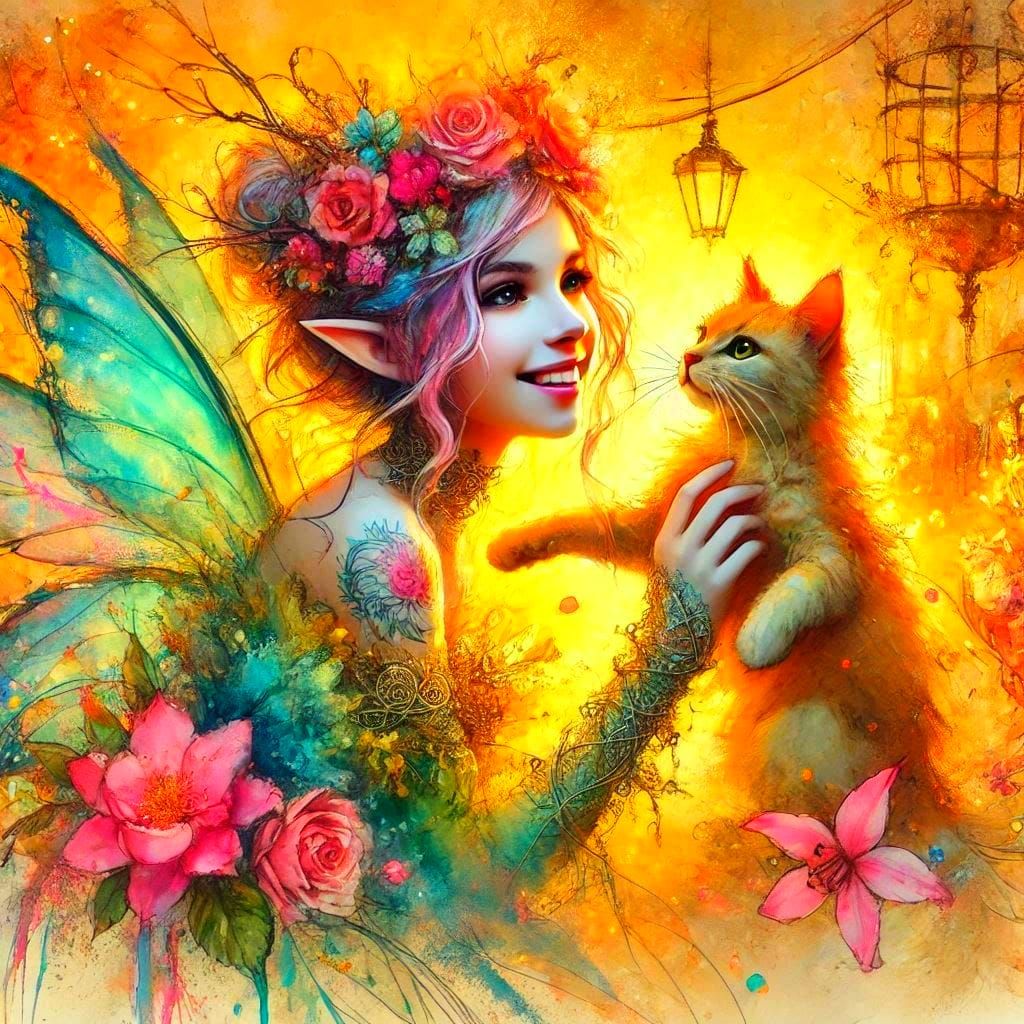 THE FAIRY AND THE CAT