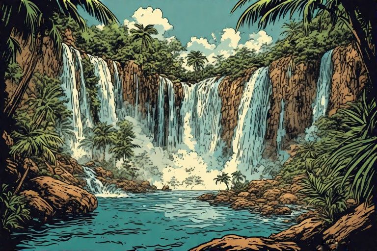 Tropical waterfalls (5)