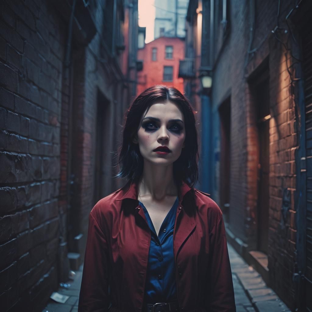 Vampiric emo woman realising you're all she wanted; all she ...