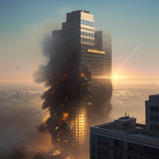 Mobile Phone Falls From Building Onto Soldiers in Vibrant Oi...