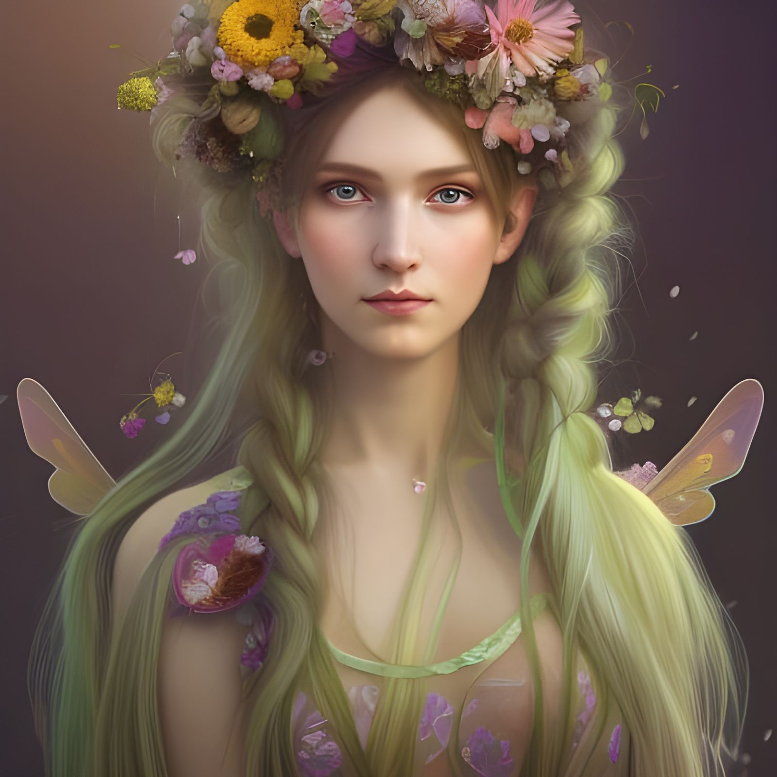 Beautiful Fairy - Ai Generated Artwork - Nightcafe Creator