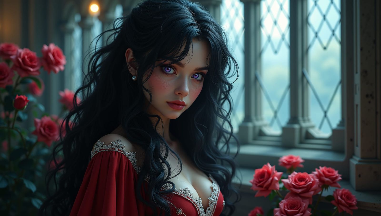 Bright Lavender Eyes