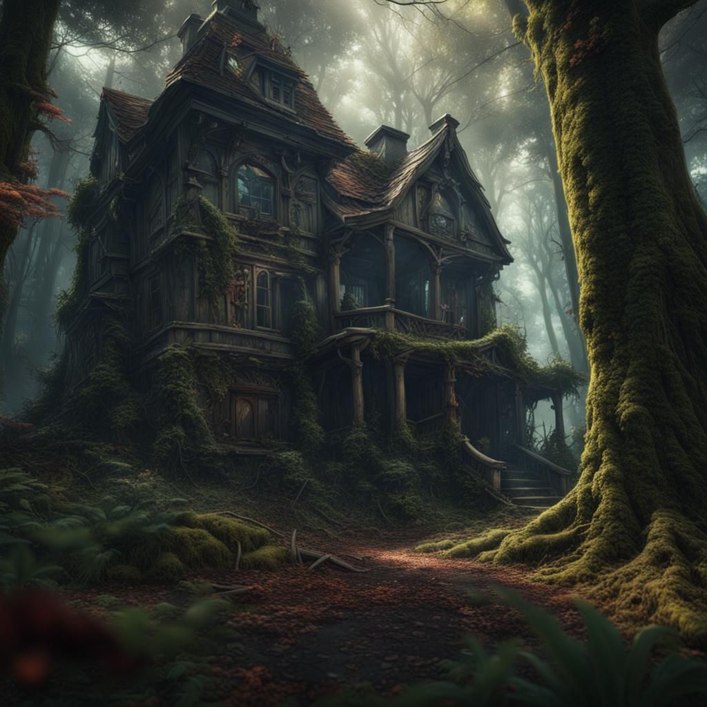 crime sene in the forest