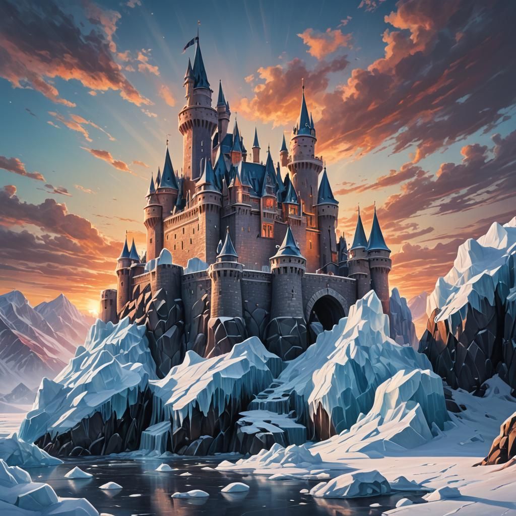 Castle In Ice