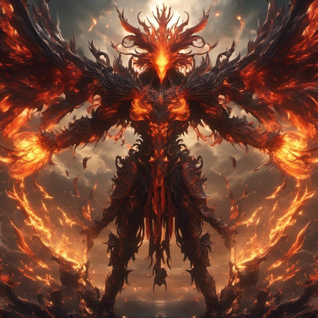 <lora:NTXs-FF-Godz:1.0> Ifrit, Final fantasy