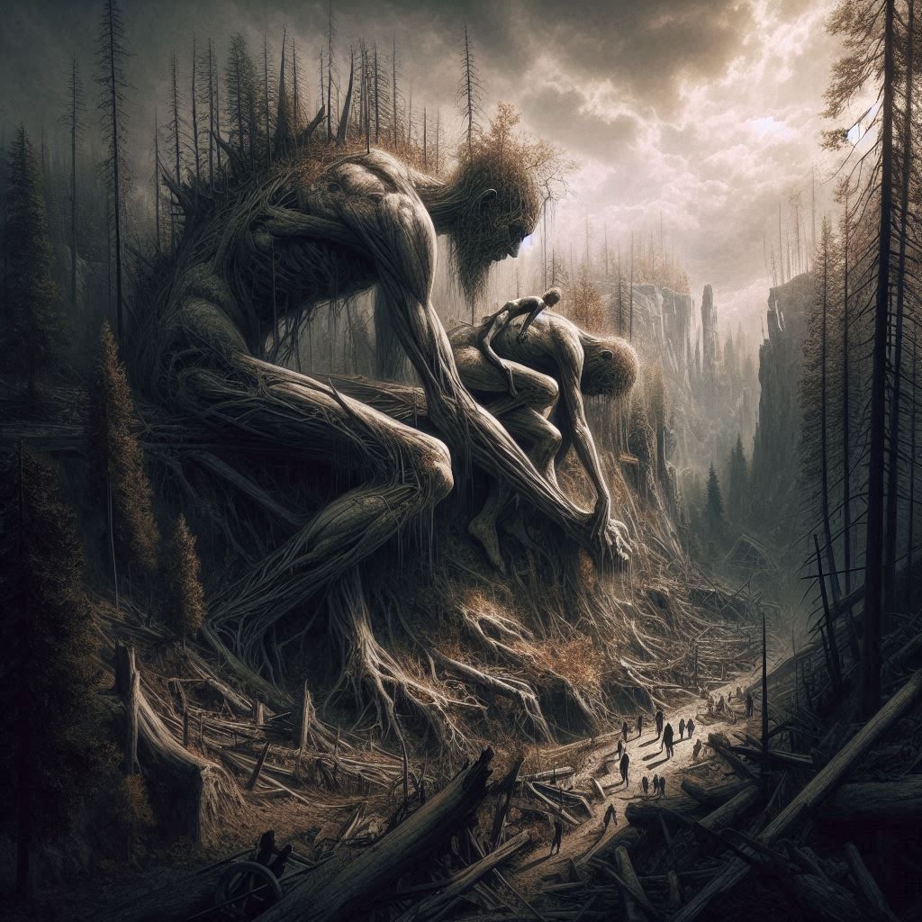 The forest does not grow from one tree alone, but it decays ...