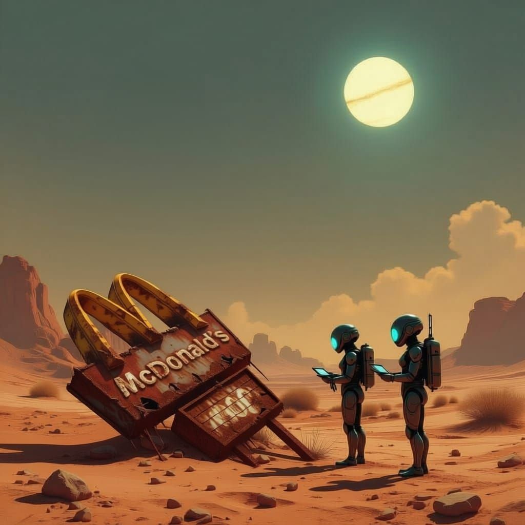 Future Archaeology  by @Cake