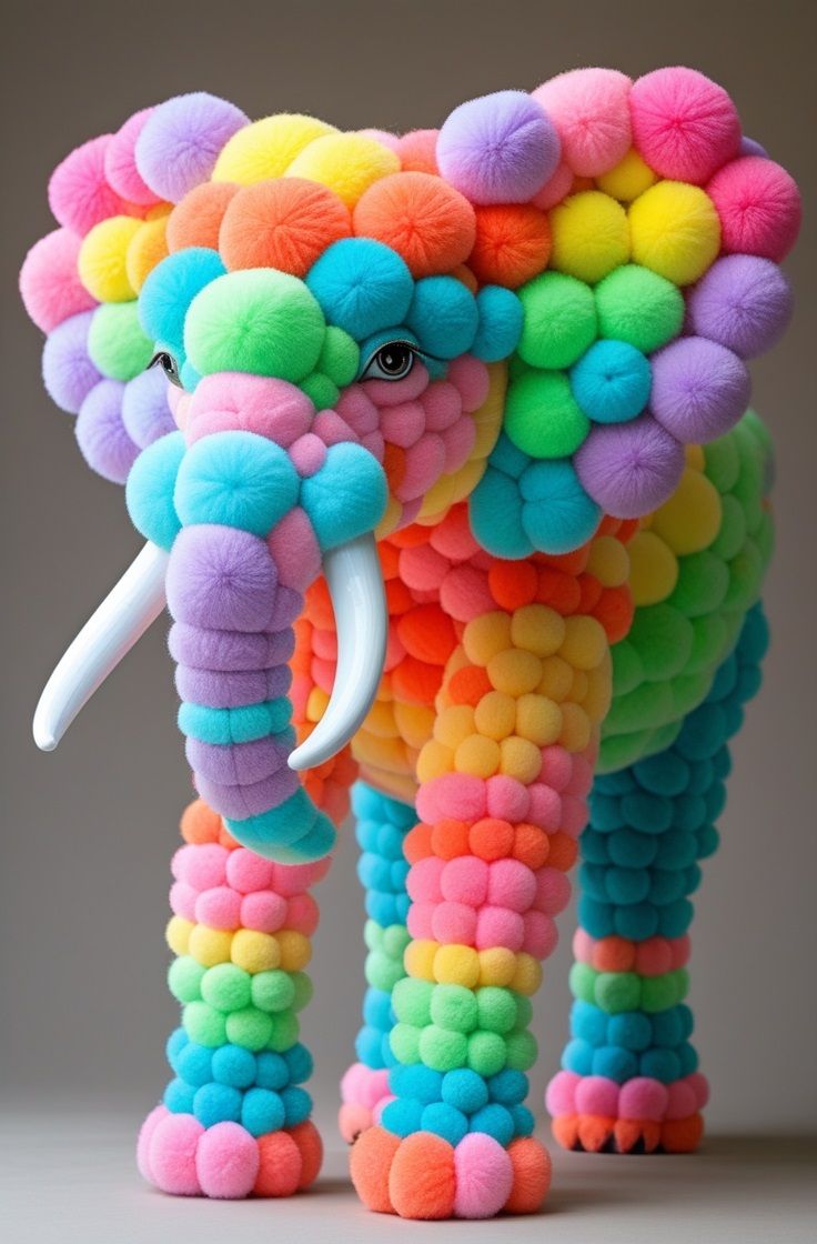 Pom pom elephant