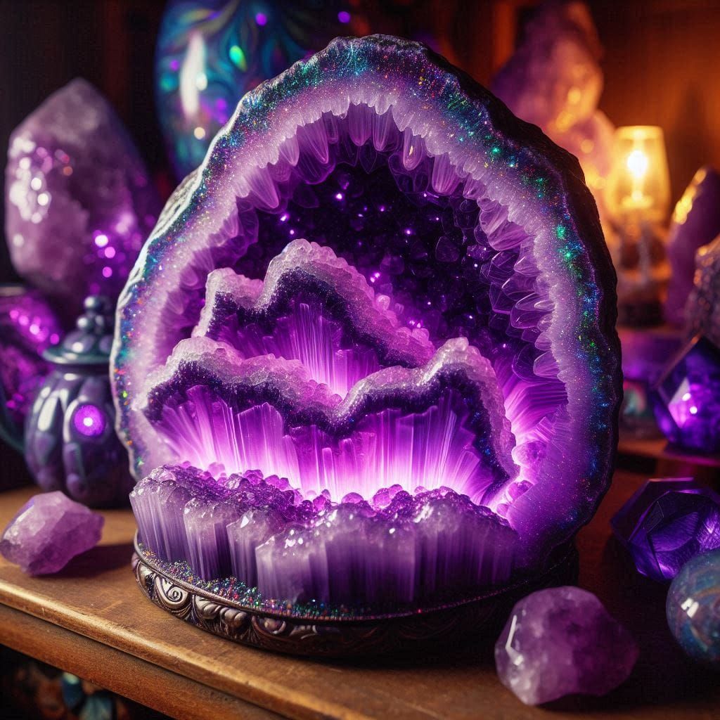 Purple Geode  by @RaynaRose777