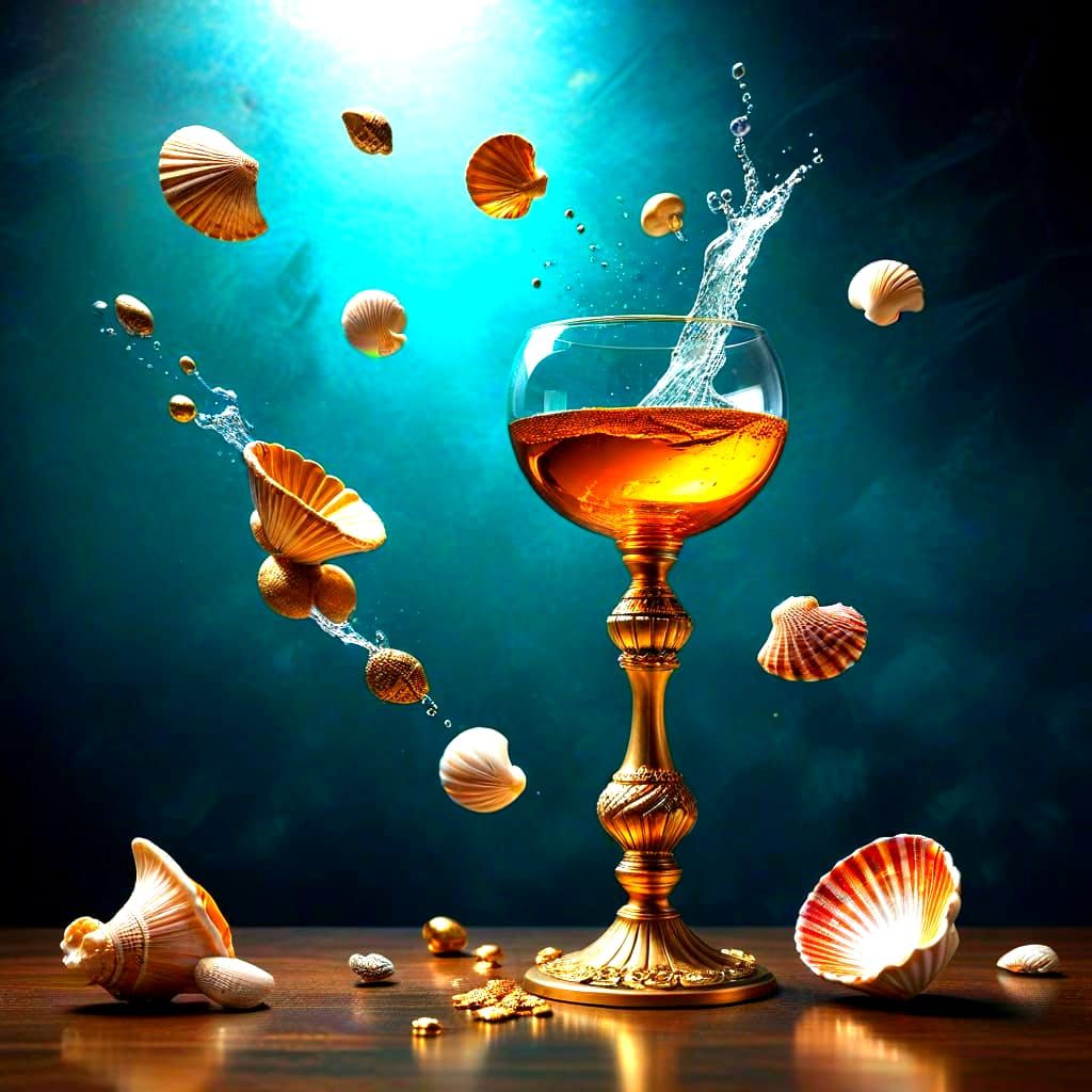 Surrealistic Levitation of Ancient Treasures in Vibrant Colo...