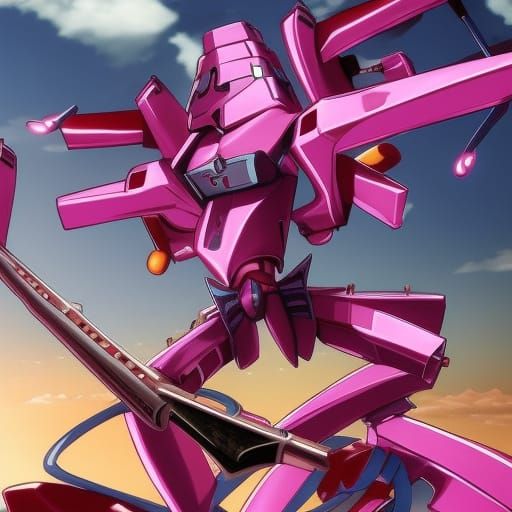 Don Quijote battling the Pink Robots