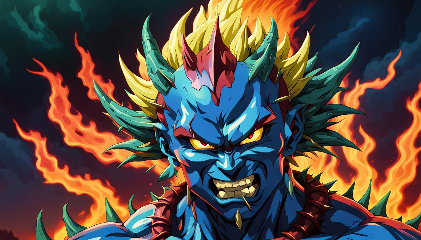 Blue Demon for Dragon Ball Universe - AI Generated Artwork - NightCafe ...