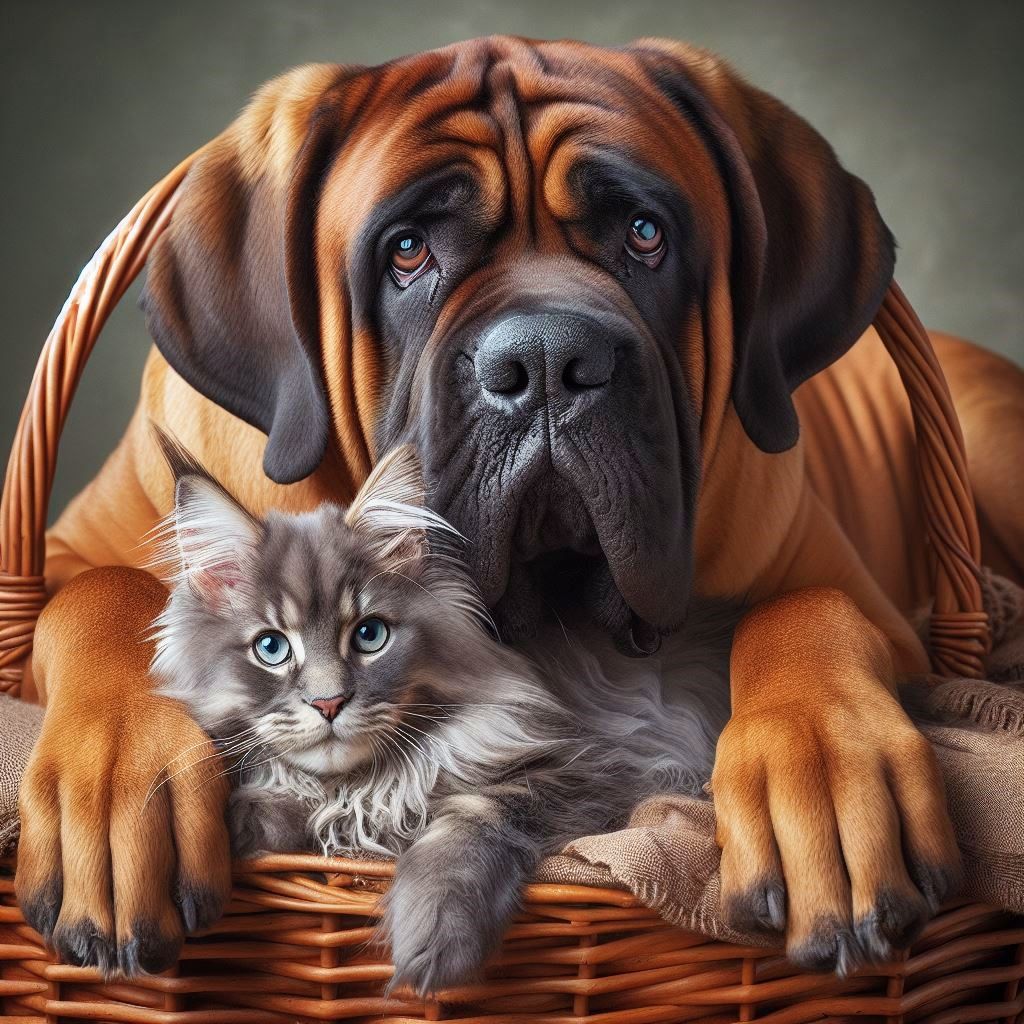 Oh Tiny you don't fit in Suzy's basket, silly boy  by @Morrighan