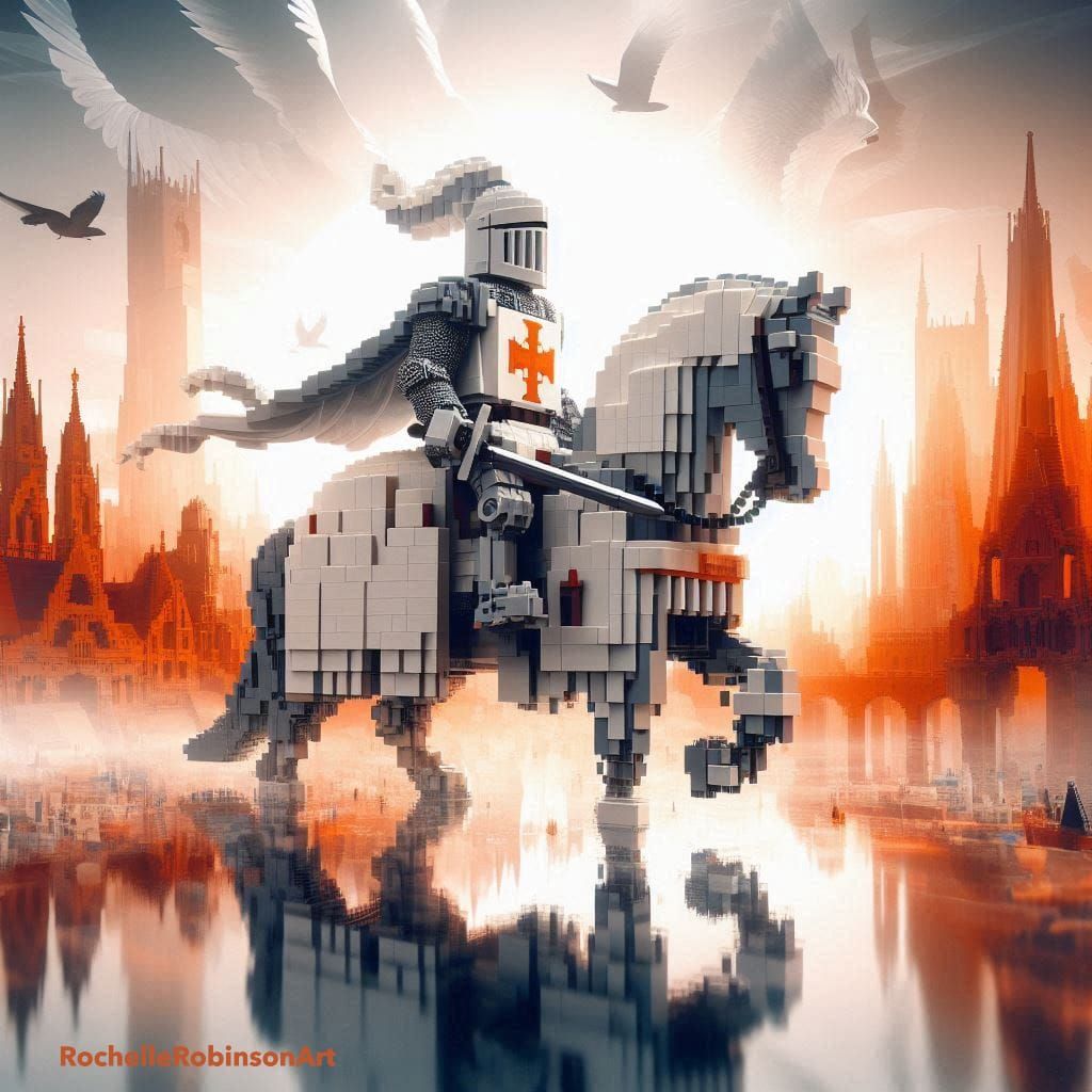 Knight  - Lego Art