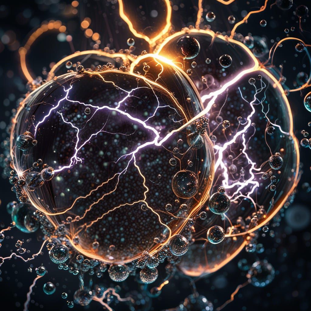 Lightning Bubble AI Generated Artwork NightCafe Creator