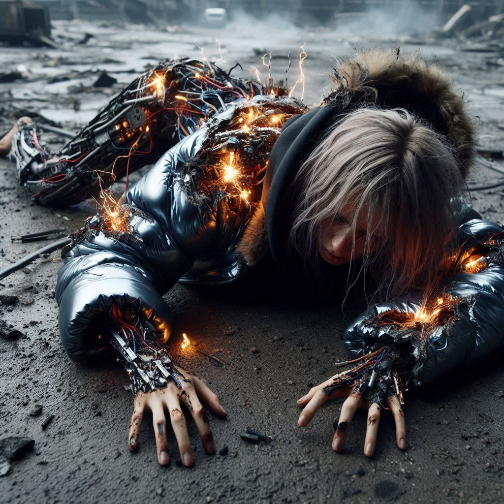 The end of a cyborg, almost out of order