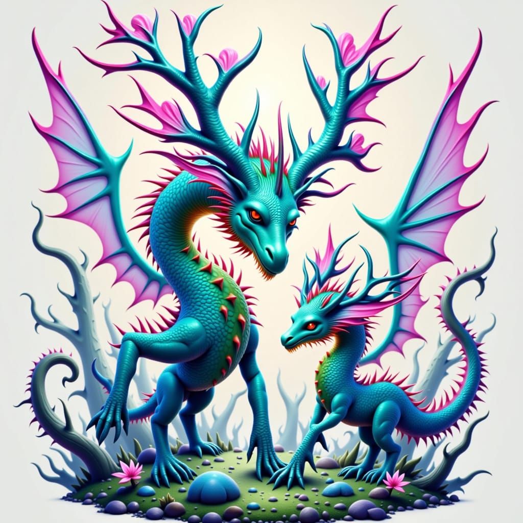 Kaleidoscope Creatures <lora:Kaleido:1.0> 