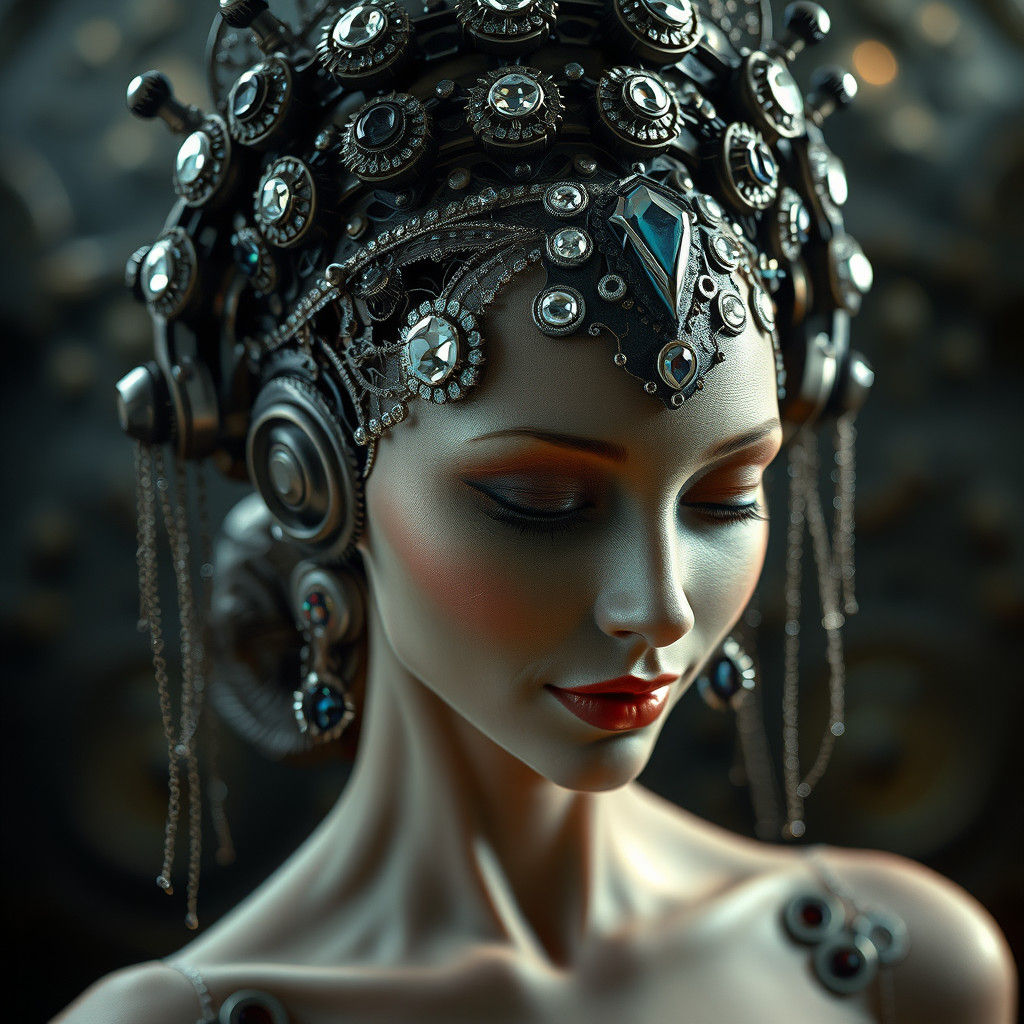 Bio mechanical woman