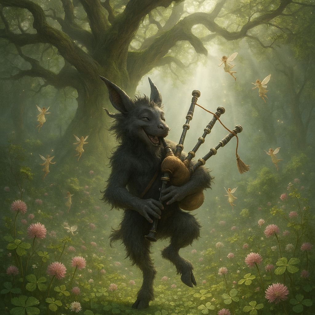 An image of a Celtic Puca Pooka 