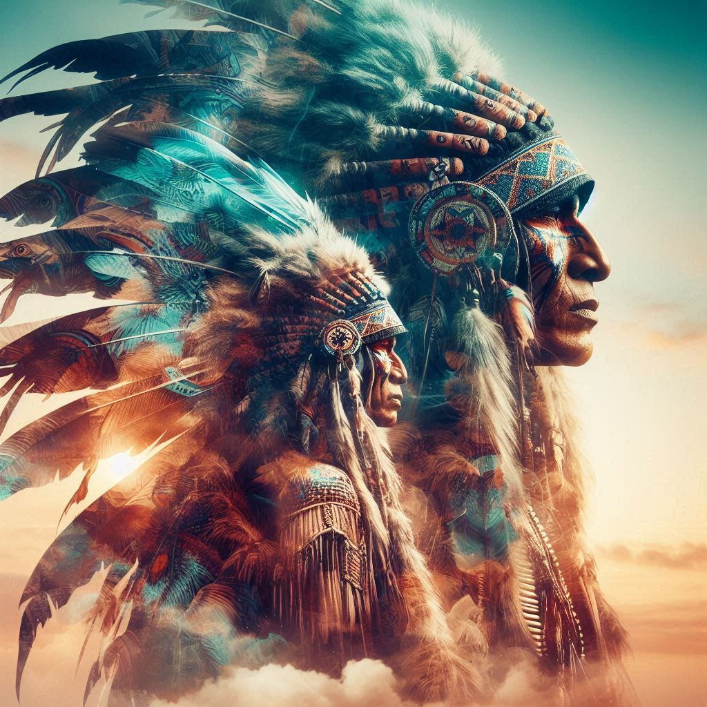 double exposure beautiful fantasy portrait landscape..