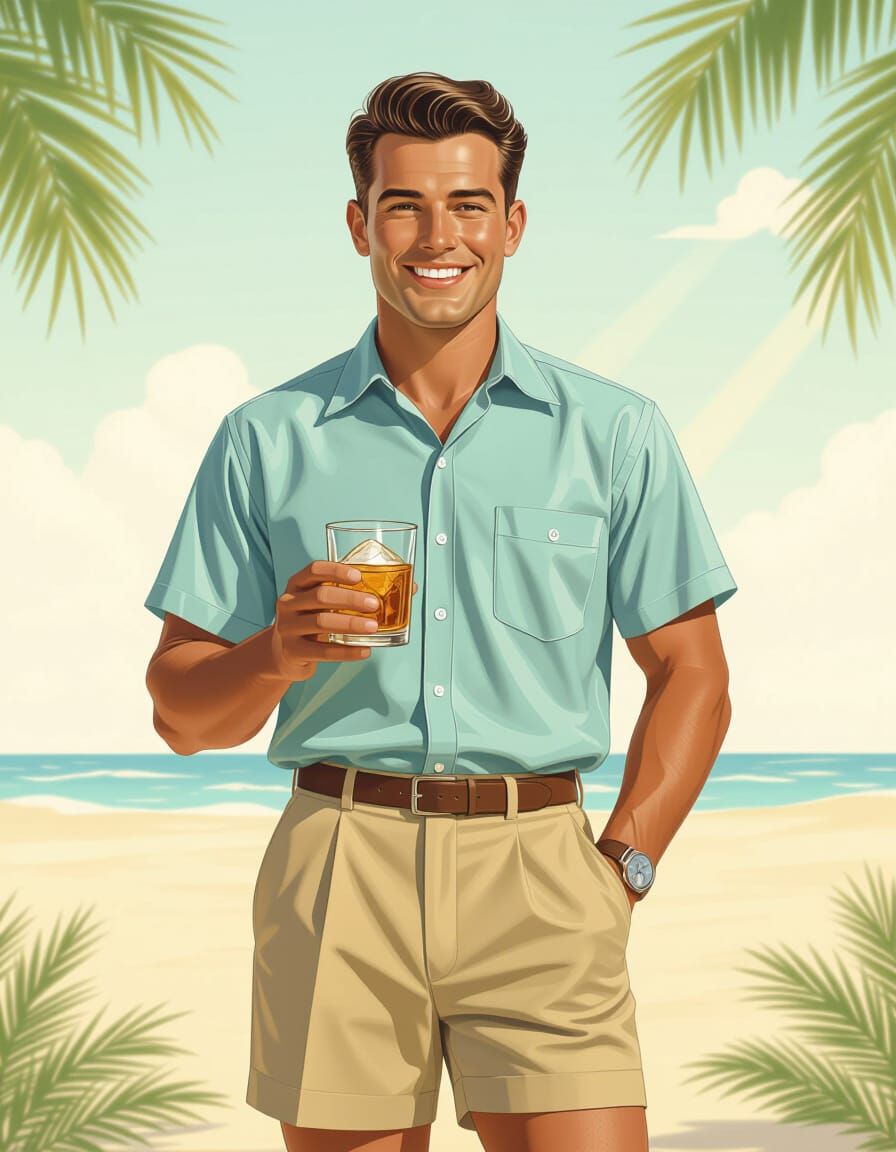 1950's Men's Fashion  by @Doctor Mortose