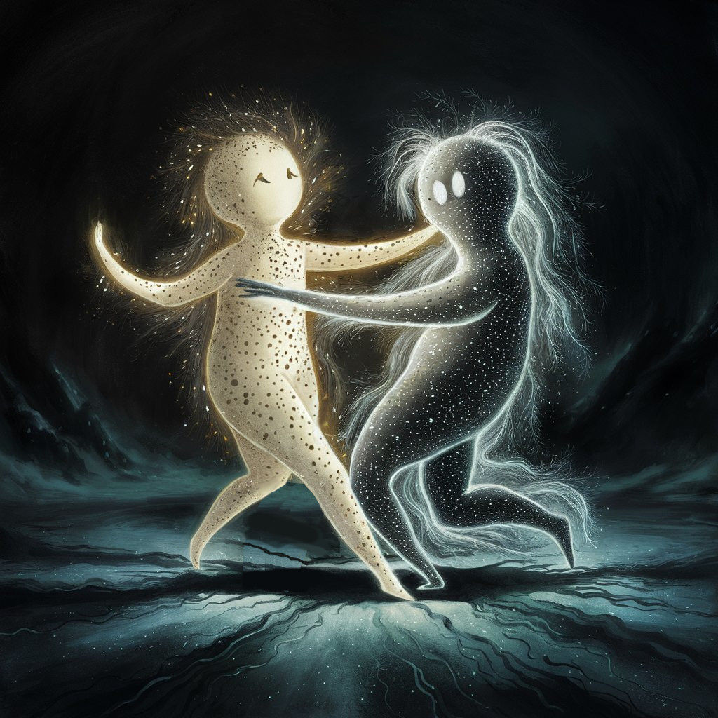 Light "Hey Dark let's boogie!"