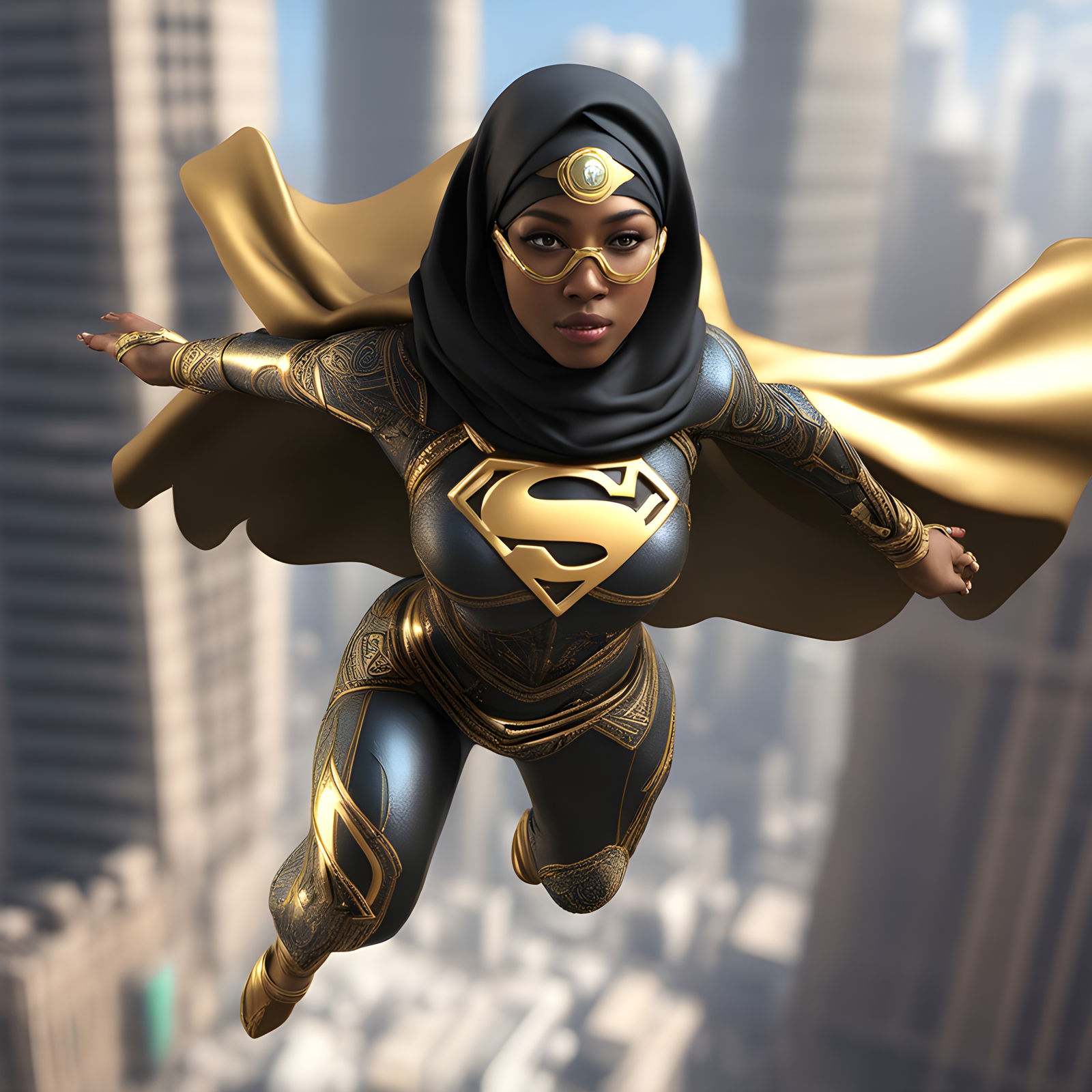 Kara Al-Barr! That Salah sayin', Soul savin' Saudi SUPERGIRL...