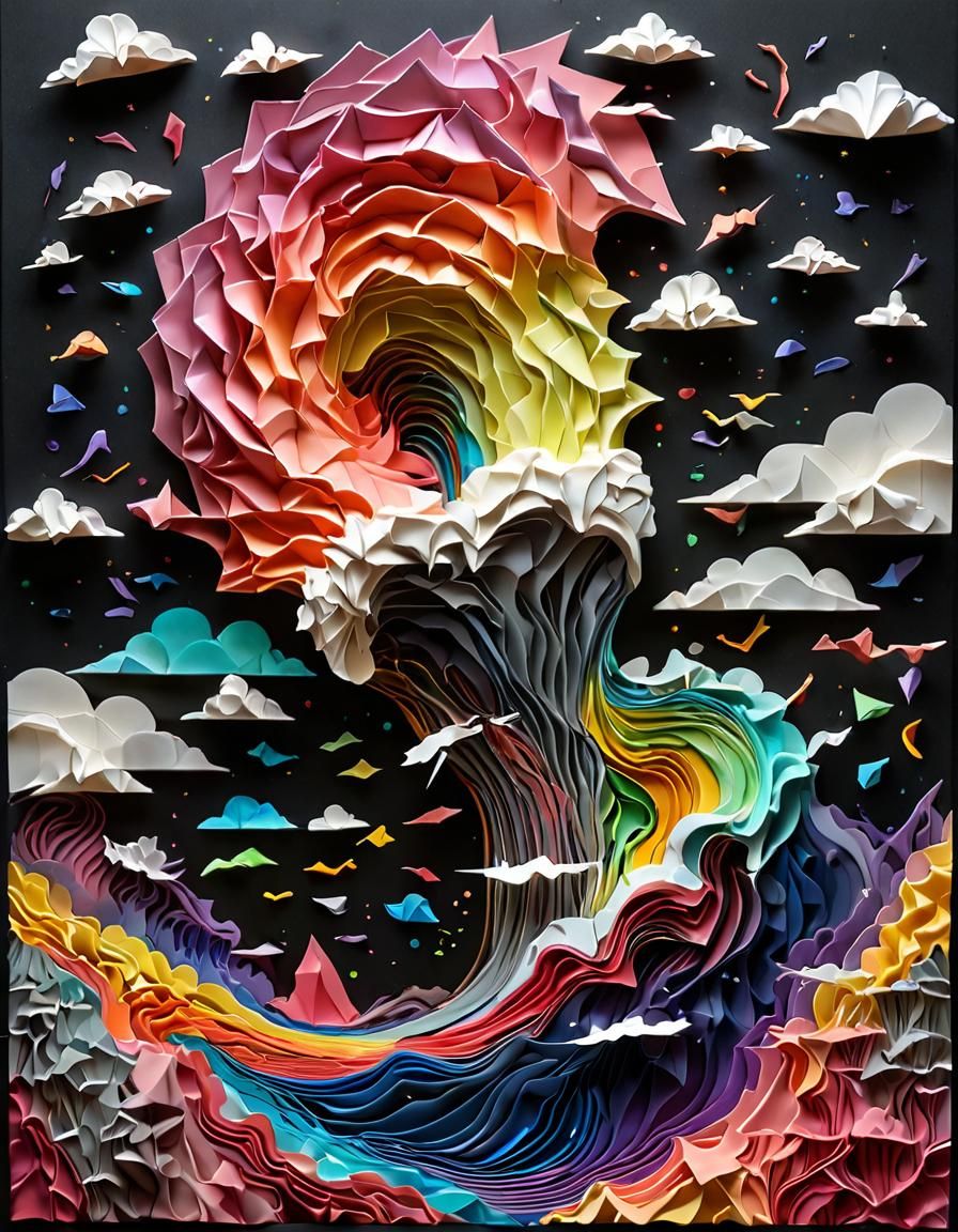 Swirly Kirigami
