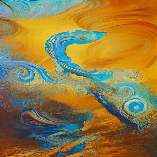 Surreal Desert Landscape with Discarded Wing and Foot