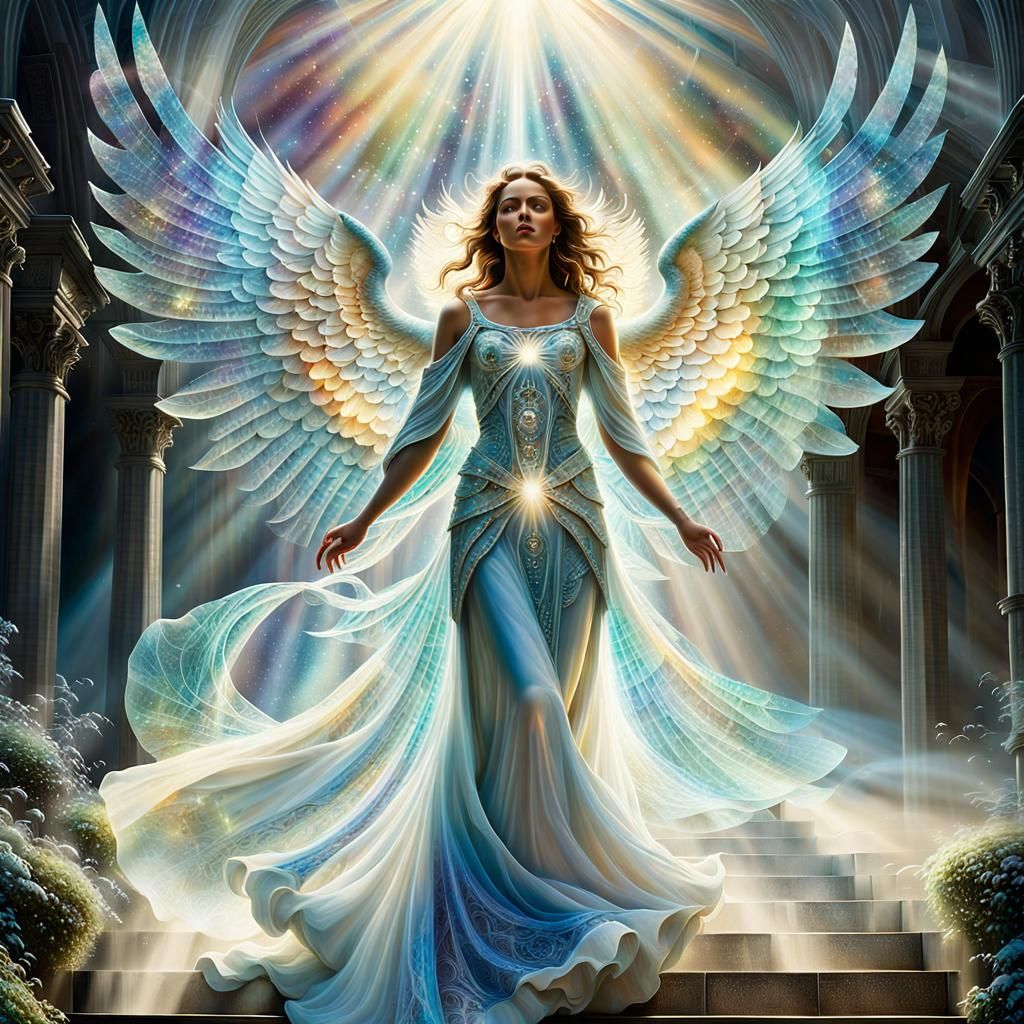 Iridescent Angel  by @Yulia 
