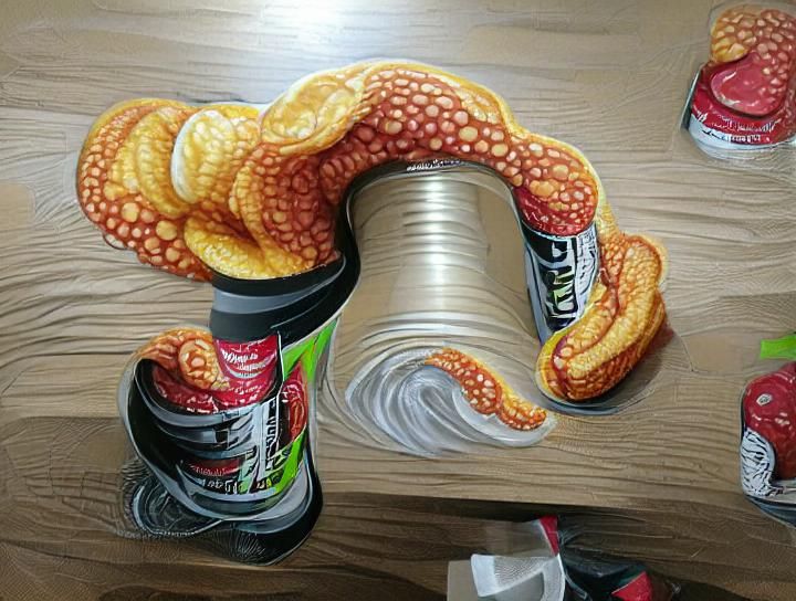 tentacle too big to fit inside a Pringles can