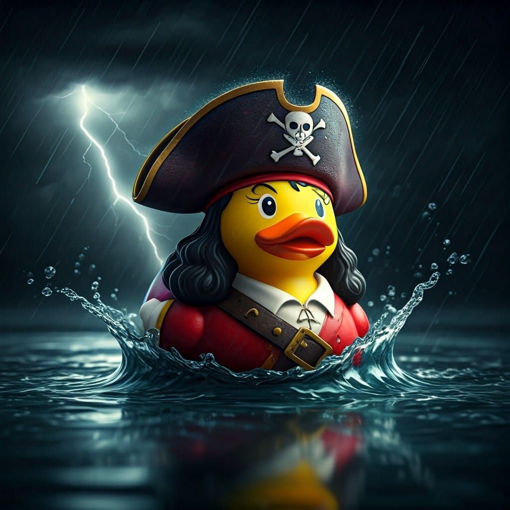 Pirate rubber duck   by @Seagull Master