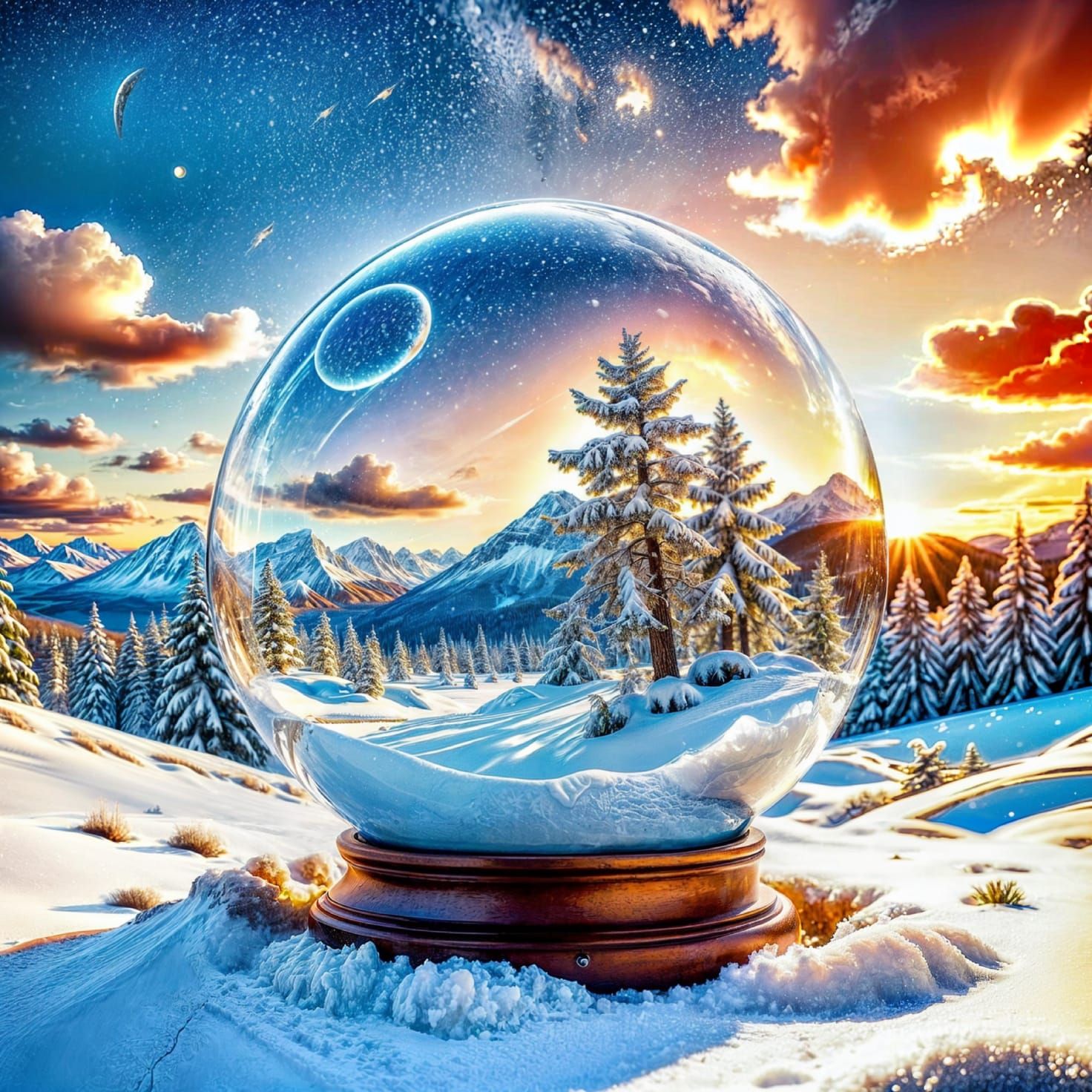 A Magical Winter Wonderland is Often Just a Magnification of Its Real Self
