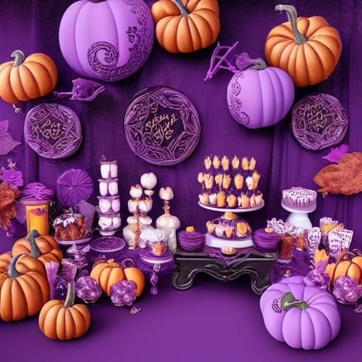 Purple pumpkin party