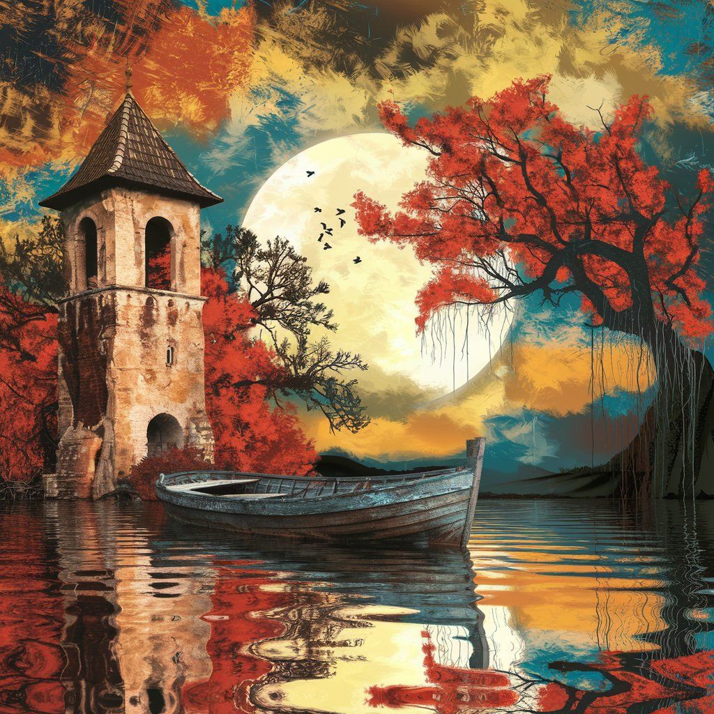 A Moonlit Reverie  by @Pavel