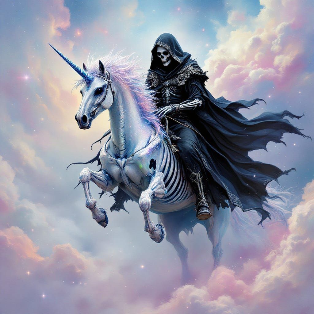 Grim Reaper Joy Ride  by @KayyCosmic