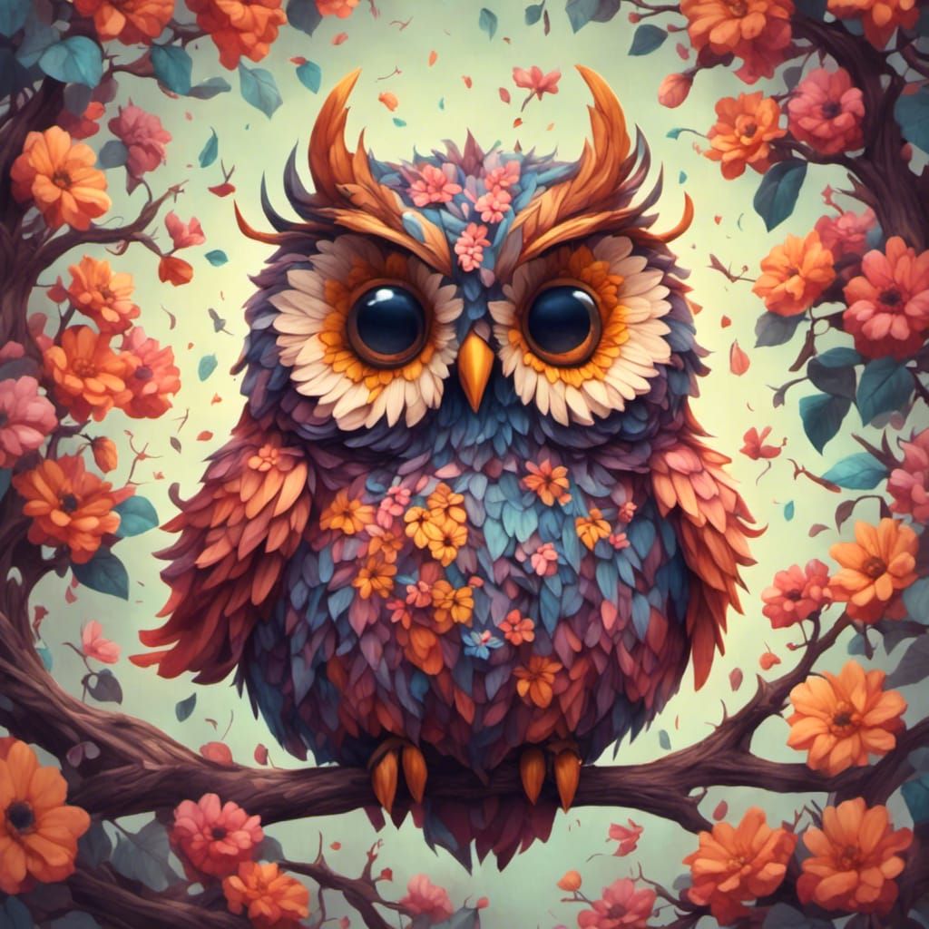 Owl using a lora model