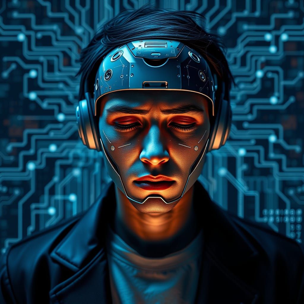 The individual might be suffering from a form of technological ...