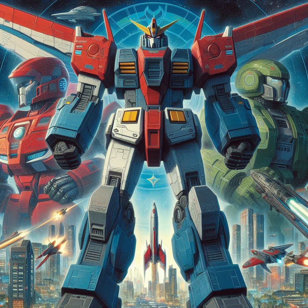 Homage to 80's Mecha