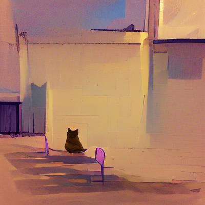 One Lonley cat